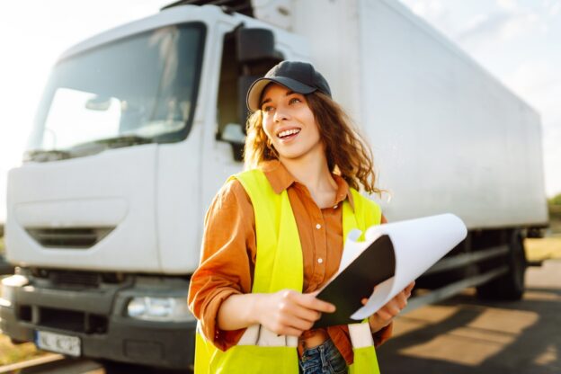 A lady who works for the Department of Transportation (DOT).